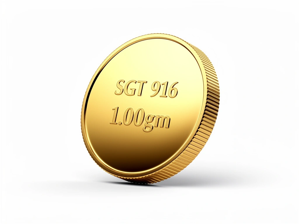 SGT 22K Pure Gold Coin — 1 Gram