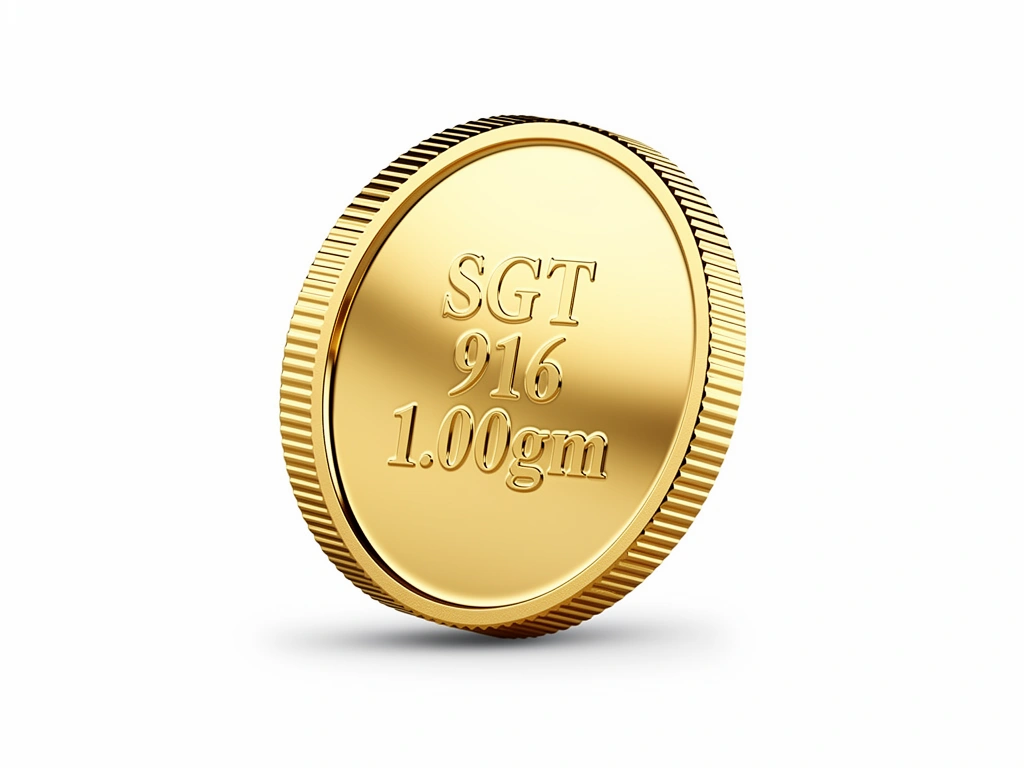SGT 22K Pure Gold Coin — 1 Gram