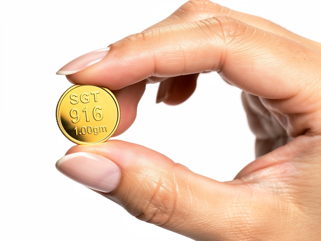 SGT 22K Pure Gold Coin — 1 Gram