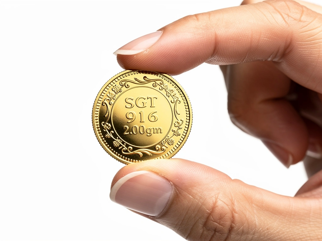 SGT 22K Pure Gold Coin — 2 Gram