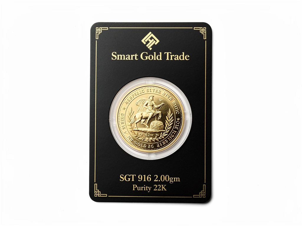 SGT 22K Pure Gold Coin — 2 Gram