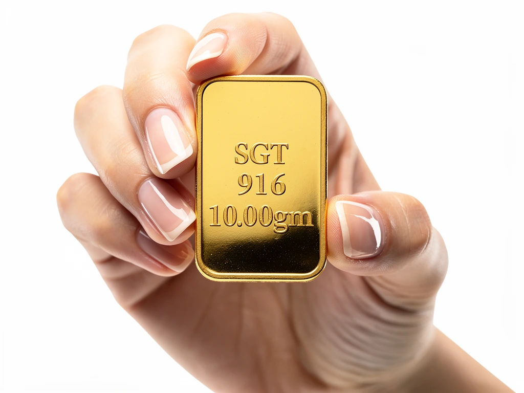 SGT 22K Pure Gold Bar — 10 Gram