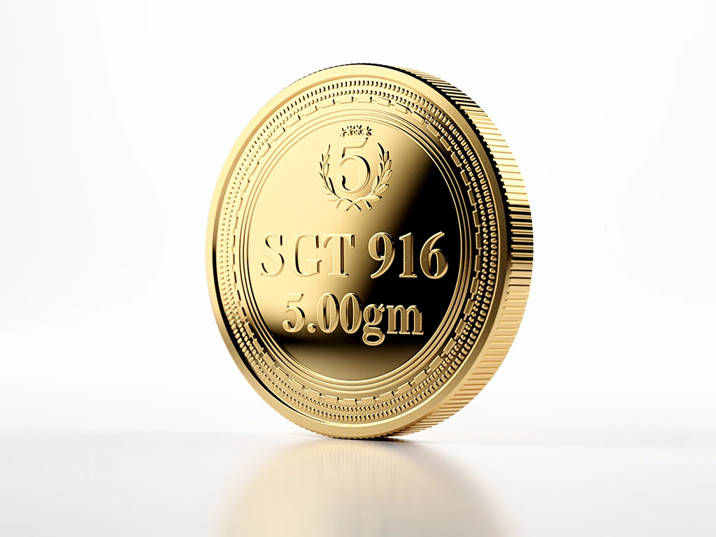SGT 22K Pure Gold Coin — 5 Gram