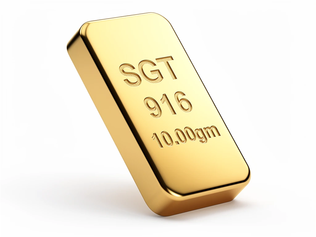 SGT 22K Pure Gold Bar — 10 Gram